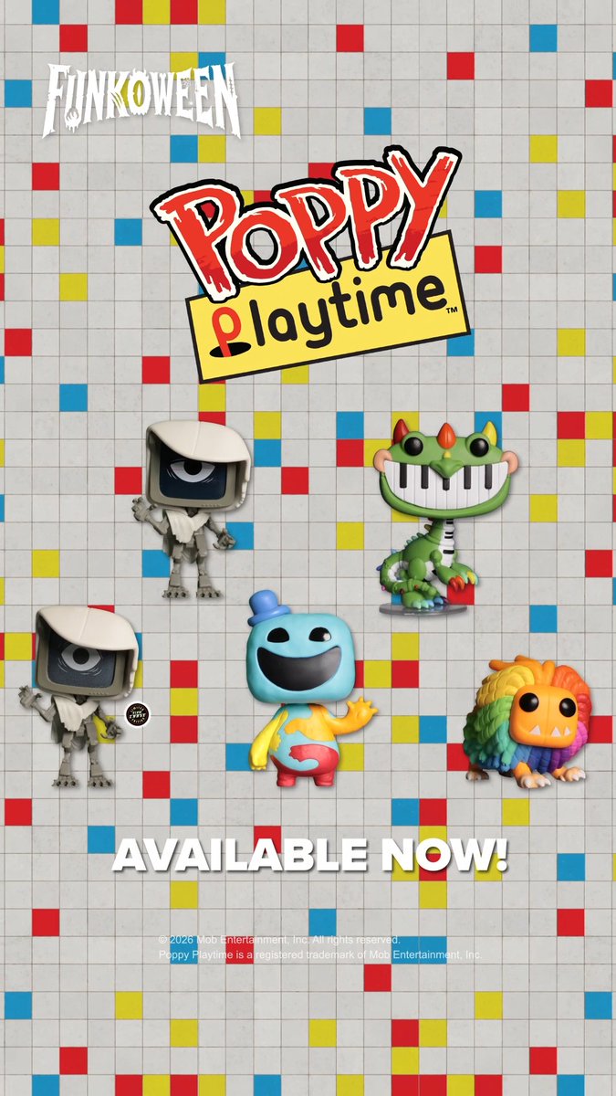 I like my play dates with a side of psychological warfare 🤭 New collectibles from Poppy Playtime are coming soon!