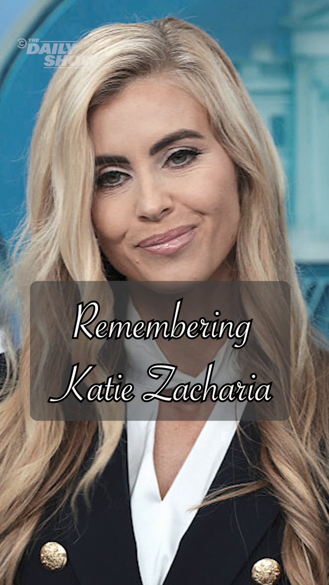 Remembering Katie Zacharia White House Press Secretary Monday - Friday