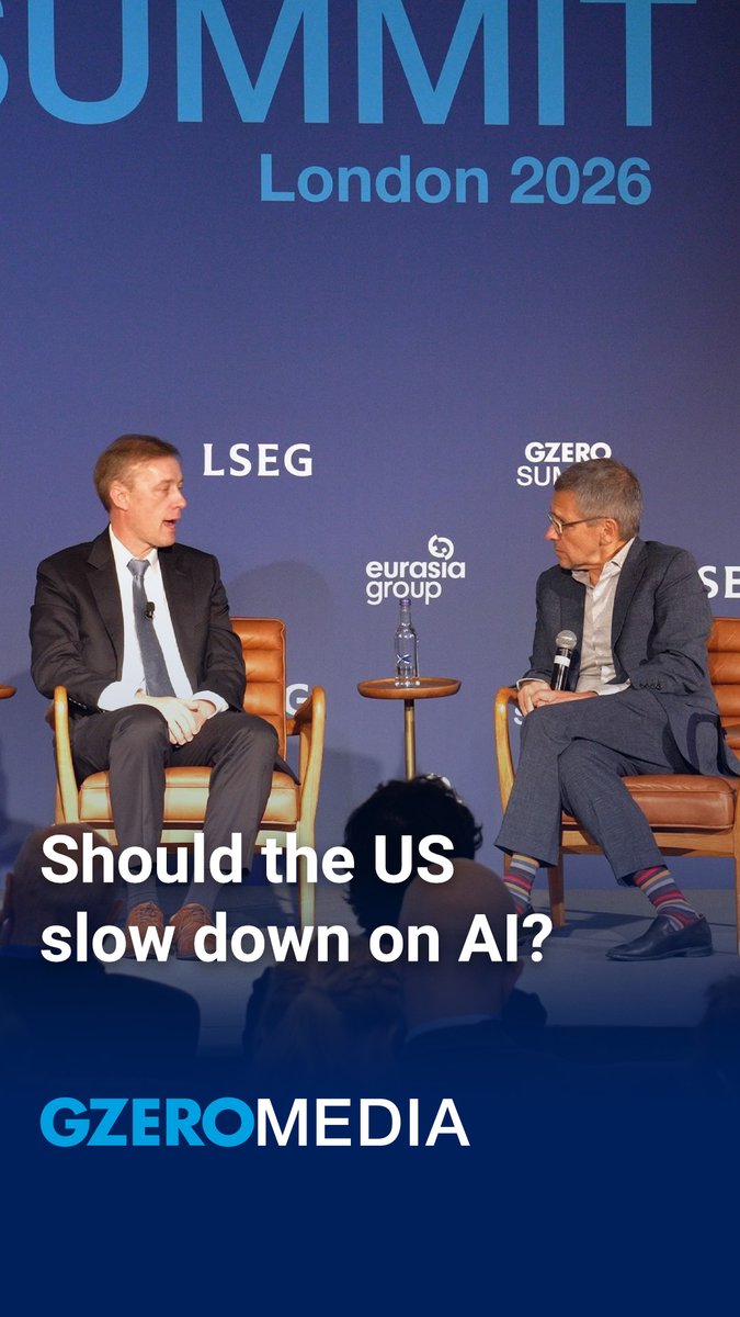 both the usa and china fear losing control of ai… china fears loss of party control usa fears loss of human control (w/ jake sullivan, GZERO Media)