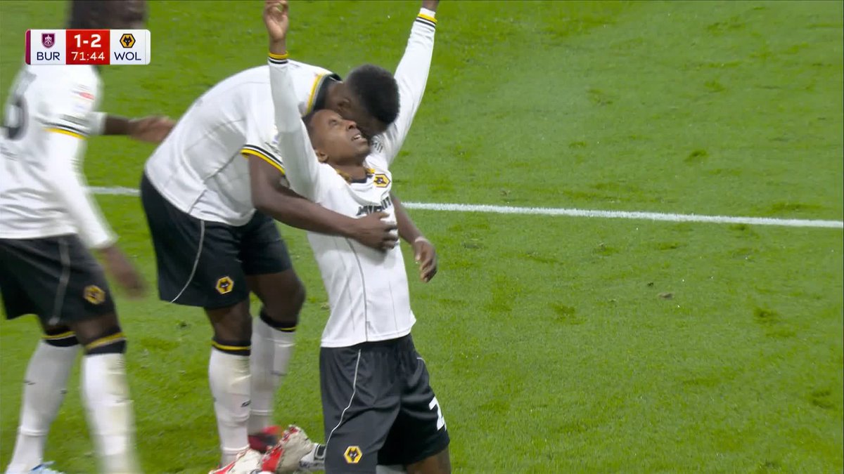 Tawanda Chirewa, within seconds of coming on, gives Wolves the lead! 👏