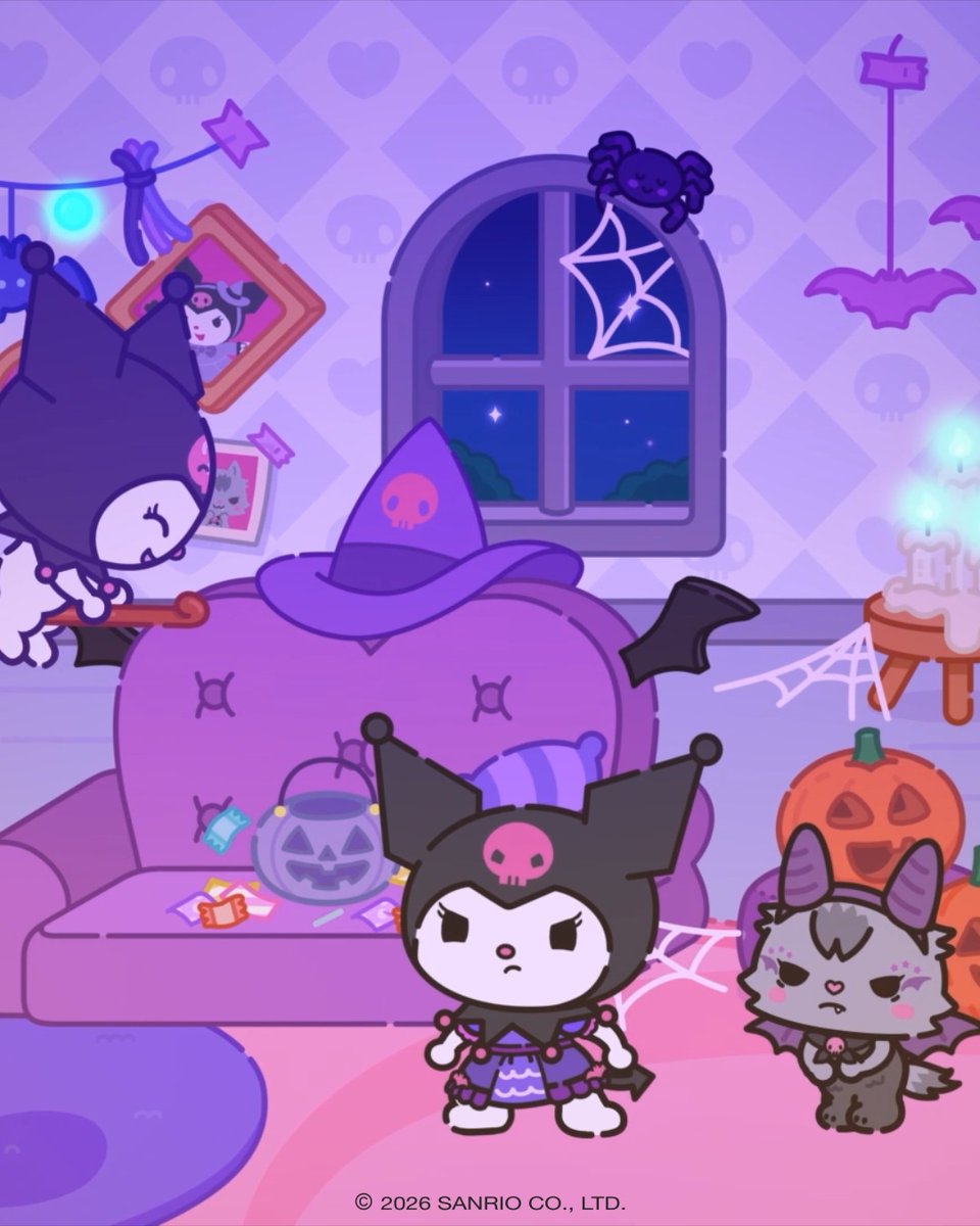 Double the Kuromi, double the trouble! 👯‍♀️💜 Watch now on the Hello Kitty and Friends YouTube channel!