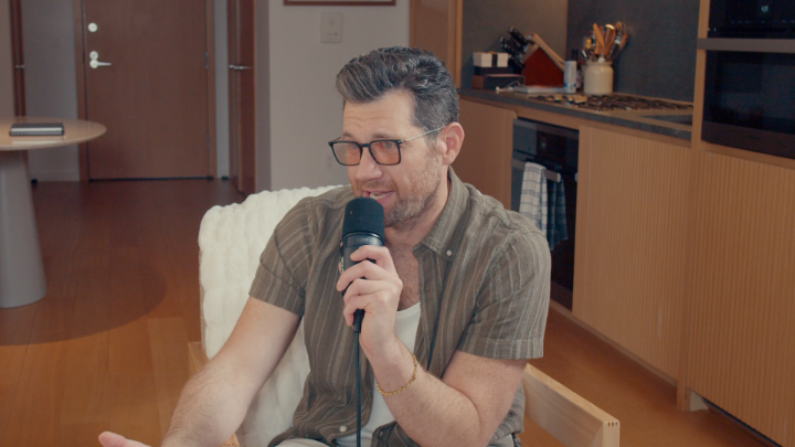 Billy Eichner explains Madonna lore to Jake Shane. 🎙️: Therapuss with Jake Shane