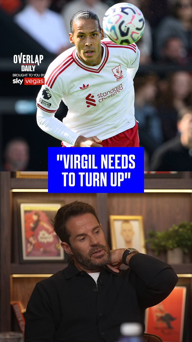 "Virgil needs to turn up!" 😳 Tim Sherwood has strong words about Liverpool. Watch this episode of Overlap Daily on YouTube or listen wherever you get your podcasts 🙌⚽️