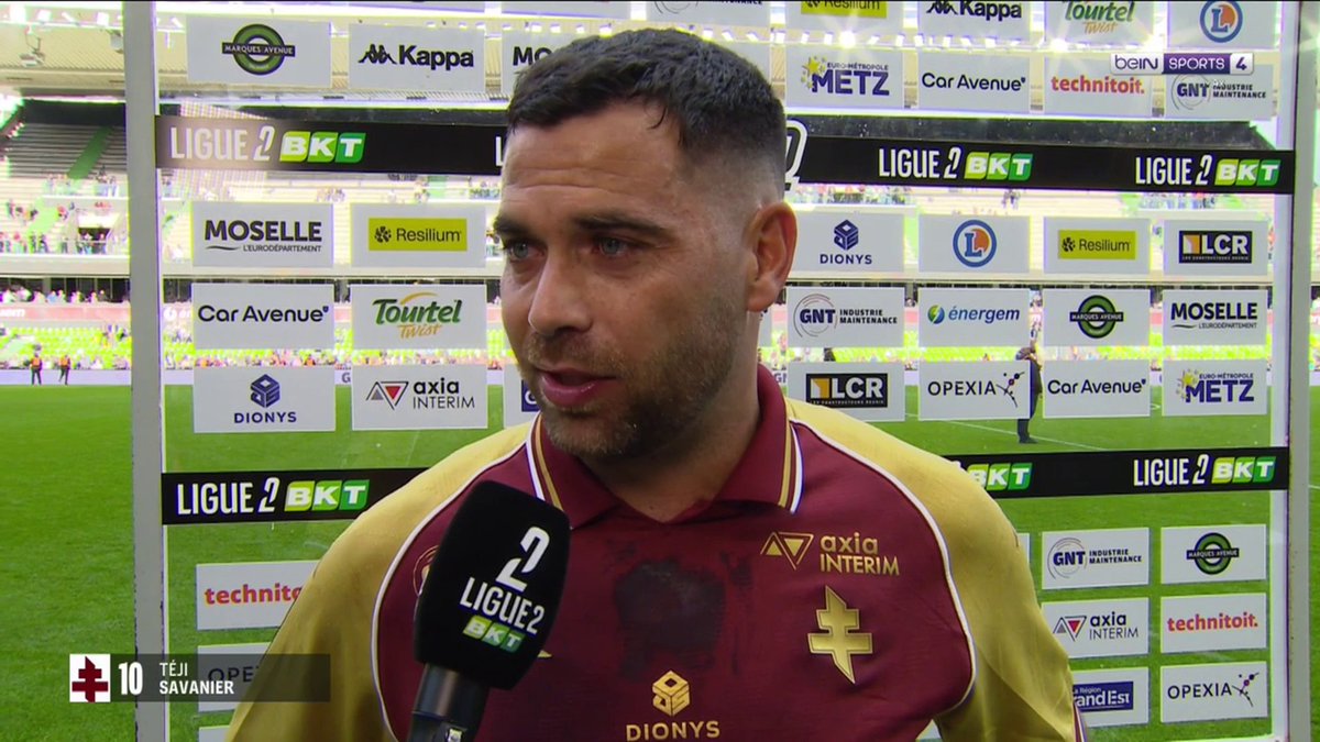 [📺 LIVE] 🇫🇷 #Ligue2BKT 🌟 L'Homme du match : Téji Savanier s'exprime après la victoire du FC Metz face à Sochaux !