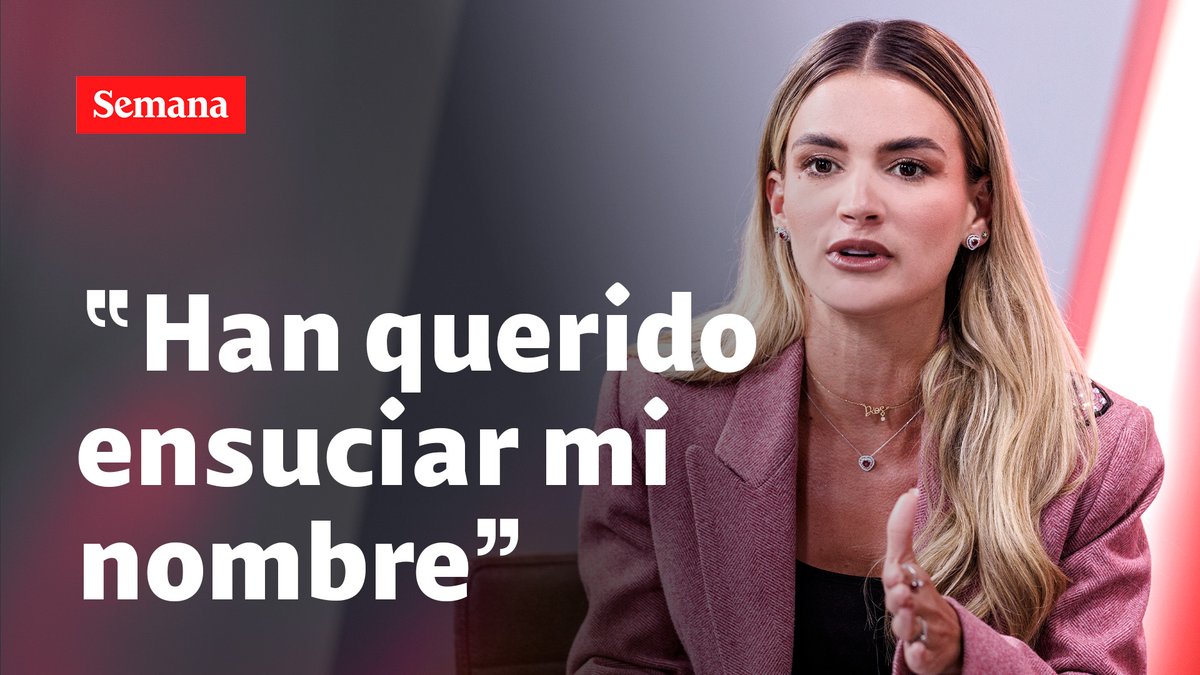 “La izquierda me ha querido utilizar para atacar a mi esposo. Es una estrategia, porque yo he podido demostrar cuál ha sido mi trabajo. Los simpatizantes del gobierno anterior (de Petro) han querido ensuciar mi nombre”: Ana Lucía Pineda, primera dama.