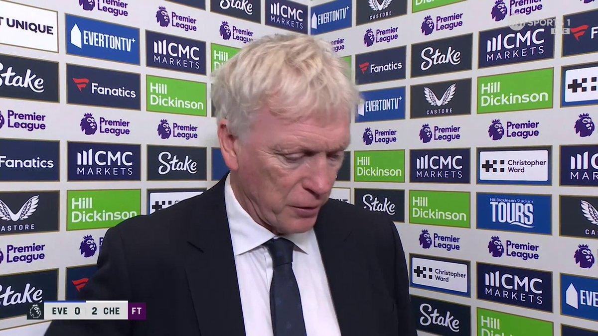 โNot as good as we wanted.โ ๐ฌ David Moyes reflects on Evertonโs defeat to Chelsea ๐ต