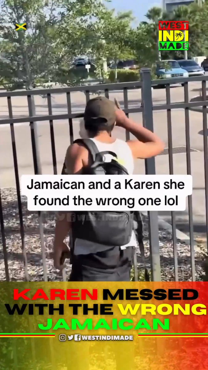 KAREN MESSED WITH THE WRONG JAMAICAN 🇯🇲