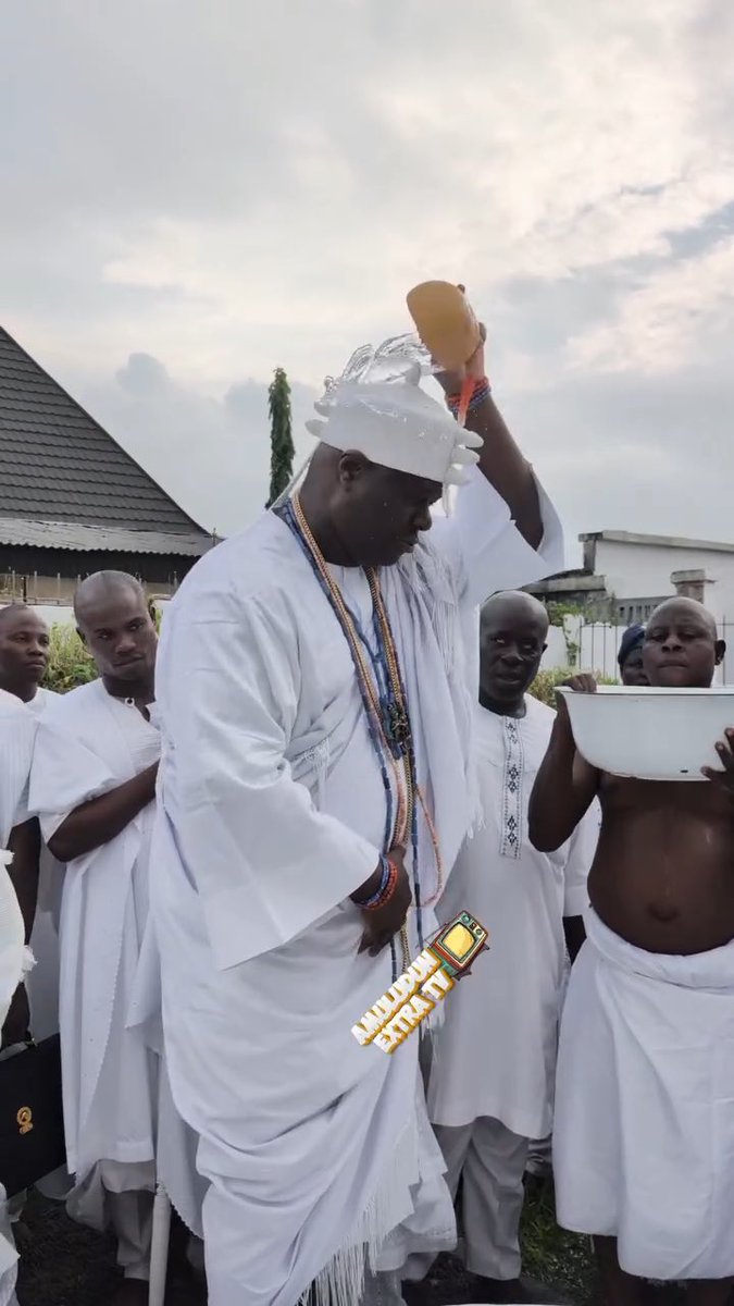 Ooni of Ife carried out a major traditional rite on his birthday, today.