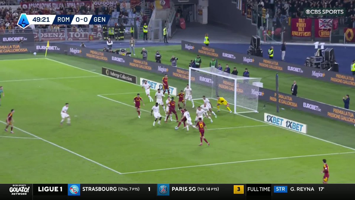First Roma start 🐺 First Roma goal ⚽️ Enjoy Santi Castro's audacious effort 👌 Watch Serie A on Paramount+ 📺
