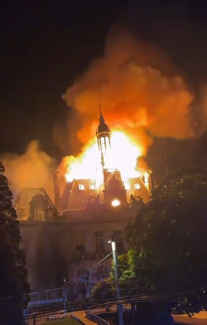 The town hall in Limoges, France, has fallen. Where are the authorities?