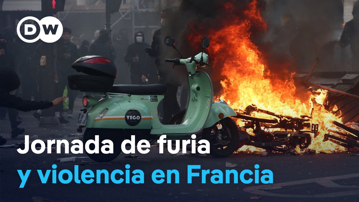 Las protestas por el costo de la vida sacuden Francia en un día de caos y violencia Las protestas contra el encarecimiento de la vida sacudieron este sábado Francia en una jornada de furia con choques con la policía, irrupción en ayuntamientos y caos en París y otras ciudades. El ayuntamiento de Limoges fue incendiado por manifestantes enmascarados, según autoridades locales. La policía realizó cientos de detenciones.
