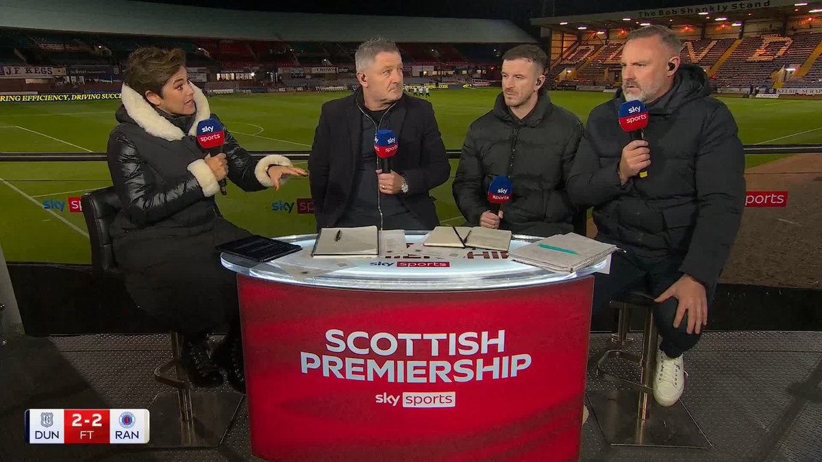 🗣️ “I think sometimes Rangers were a little bit spooked… Dundee went after them.” Kris Boyd on the visitors’ performance as they drew at Dens Park ⤵️