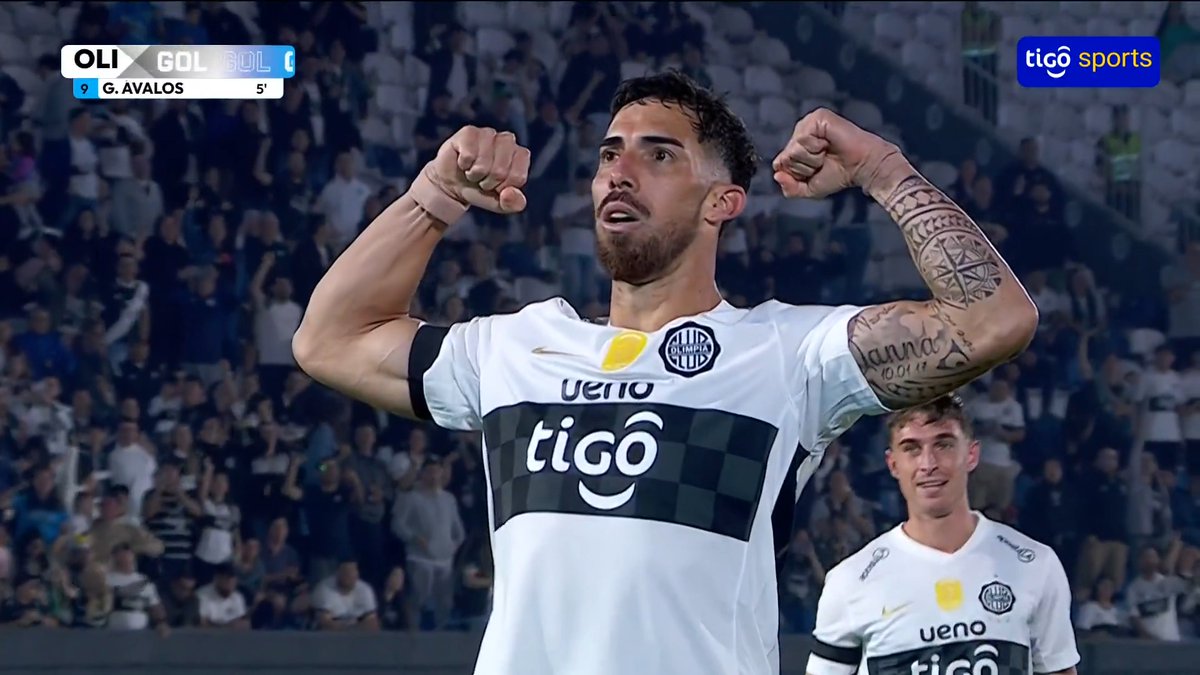 💪⚽️ ¡QUÉ GOLAZO! Gabriel Ávalos no dudó y sacó un potente disparo desde fuera del área para poner en ventaja a Olimpia. 📺Tigo Sports ▶️Viví el #ClausuraAPF2026 en