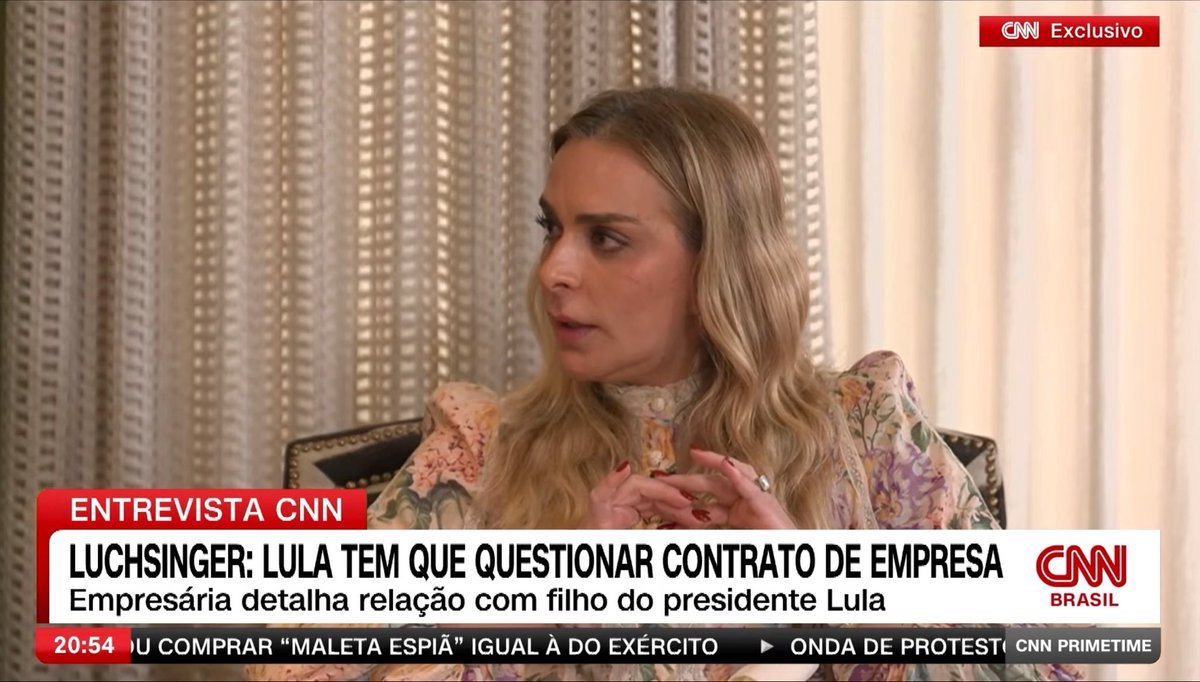 Roberta Luchsinger: “Se alguma coisa acontecer comigo e com as minhas filhas, a culpa é do Lula. Ele me riscou como esse alvo.” FALA TUDO ROBERTA LULA PAI DA MENTIRA