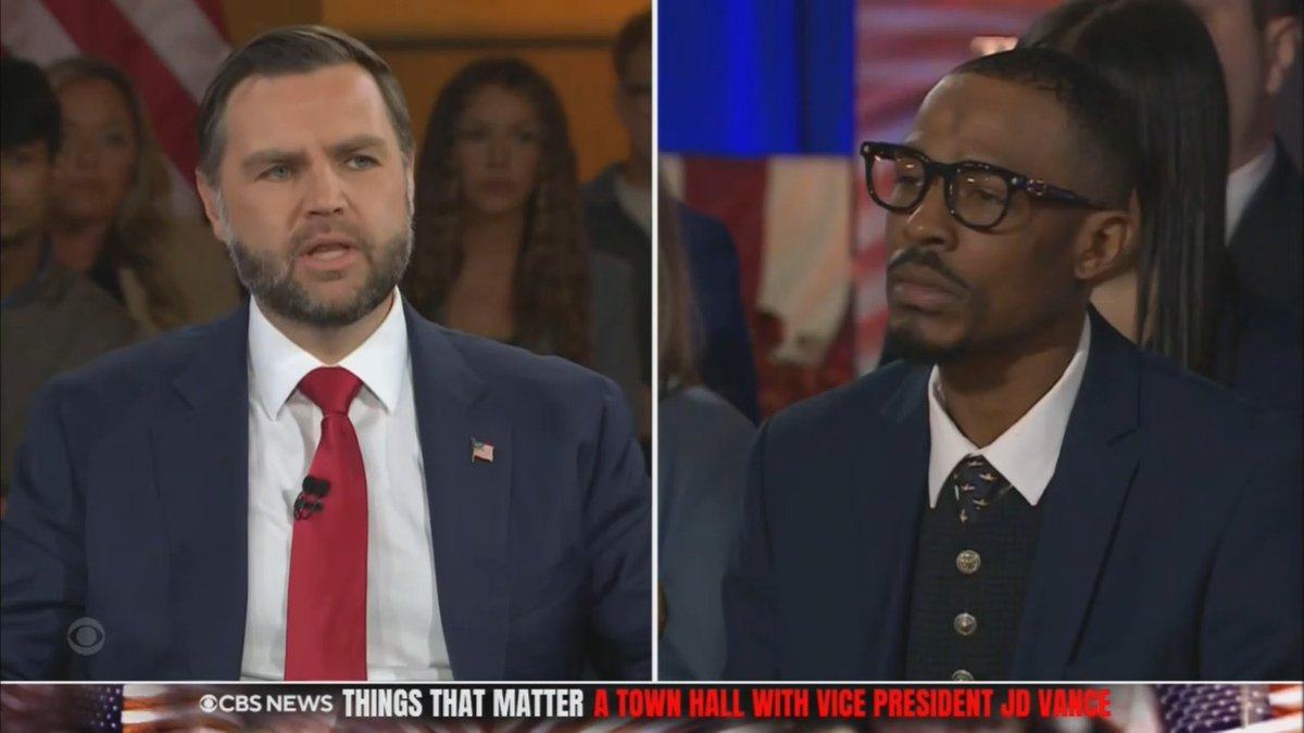 JD Vance gets factchecked during CBS Town Hall Vance: There's a lot we're doing to lower gas prices. Moderator: Gas prices have increased just since you took office. And you called it a temporary blip.