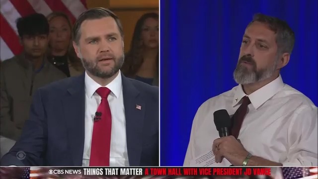 Vance: Part of the problem of this job is you live in a bit of a bubble and sometimes information doesn't filter to me.