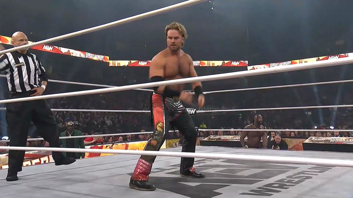 Sparks are ALREADY flying between Swerve and Hangman! 😬 Watch #AEWWrestleDream LIVE on PPV!