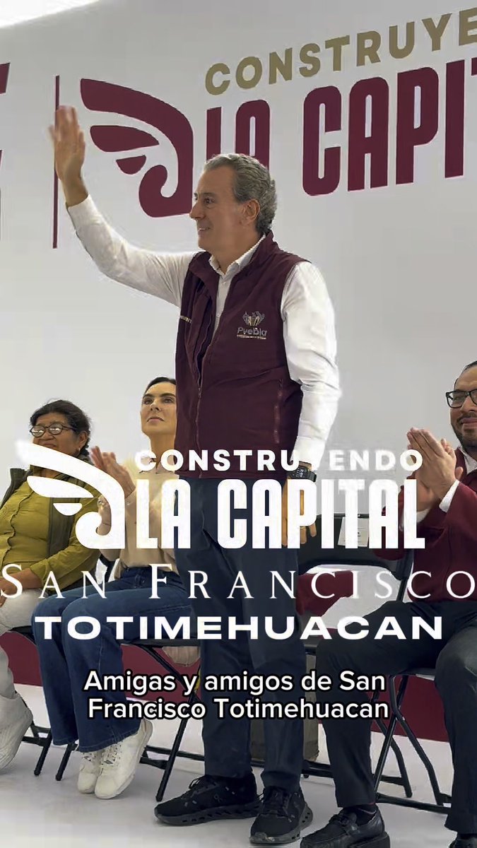 Cerramos este día de recorrido por nuestras juntas auxiliares, con la satisfacción de haber compartido de cerca con la ciudadanía. 🫂 Les agradezco por siempre recibirnos con tanto cariño y ser parte de este camino #ConstruyendoLaCapital. 👊🏻 ¡Gracias, San Francisco Totimehuacan! 🙌🏼