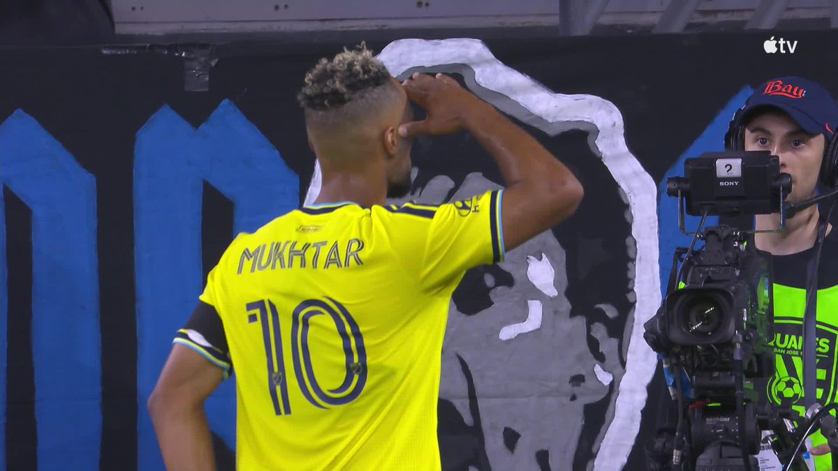 Who else but Hany Mukhtar?! 🫡 6 goals in 5 games to give Nashville SC the lead! 📺 Apple TV: