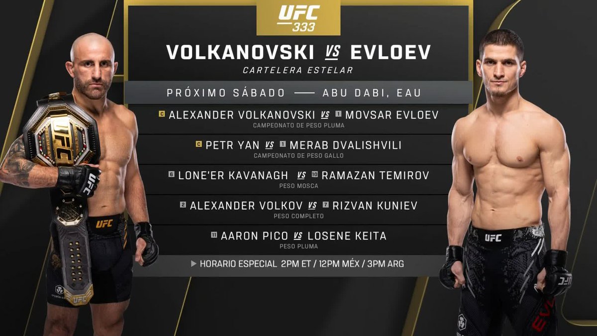 Apunten en sus calendarios porque se viene una agenda cargada de acción 🗓️ Post show de #UFCEdmonton en vivo por @pplusdeportes