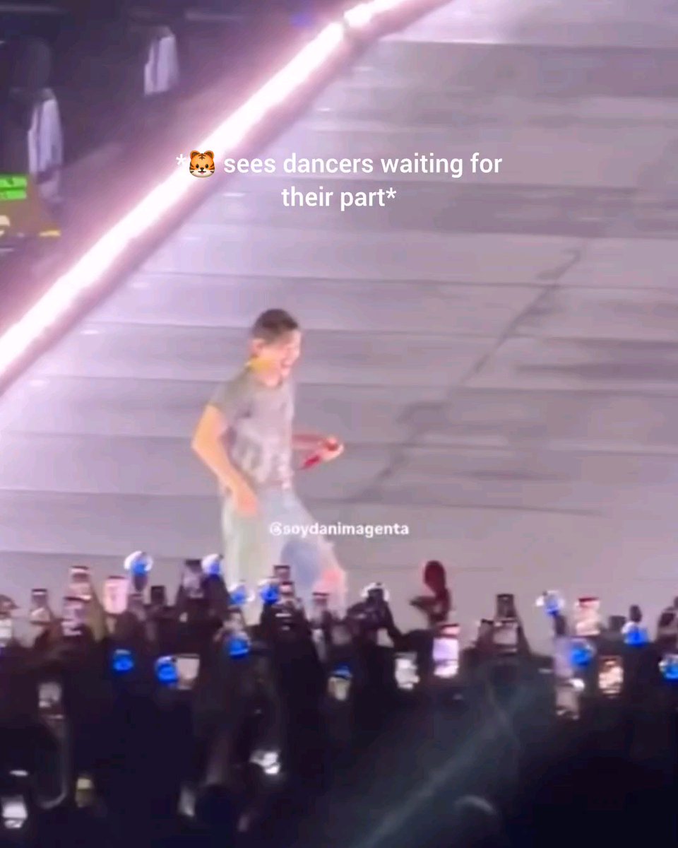 Taehyung saw the dancers waiting on the side during 'Body to Body' and brought them out to join him instead. He really has the sweetest heart!!🫶😭