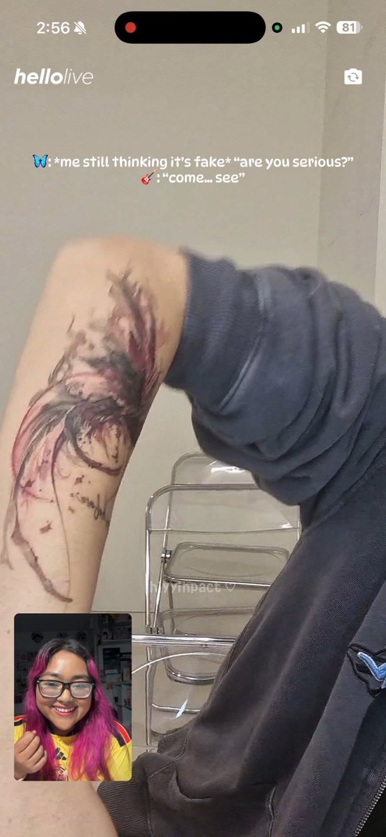 260927 Hellolive Jay Tattoo reveal… [edited version]