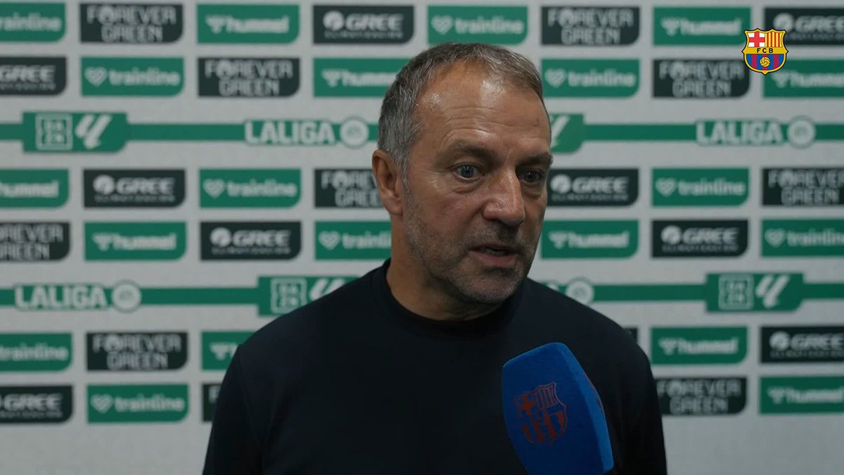 What did Hansi Flick say after the win (2-5) against Betis?
