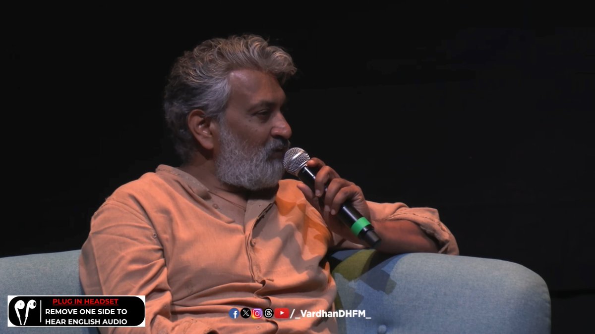 “When I went to Africa to shoot Varanasi, I was fascinated looking at the animals that I forgot we came to shoot” - rajamouli ss 🔗 ⚠️ Plug in your headset 🎧 Remove one ear bud to hear English audio #MaheshBabu | #Varanasi