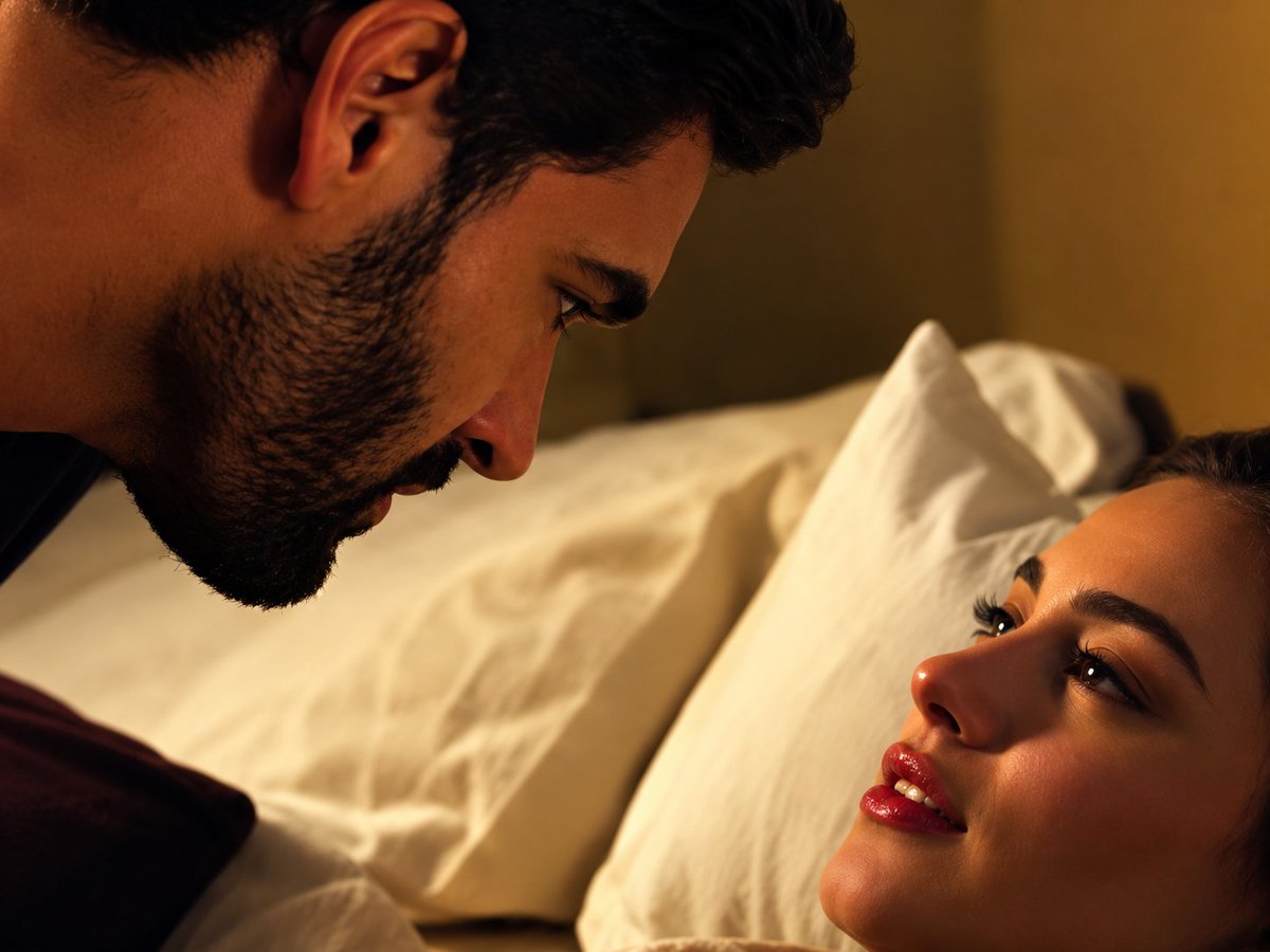 Every man deserves to be looked at the way Olive looks at Adam in the movie The Love Hypothesis.
