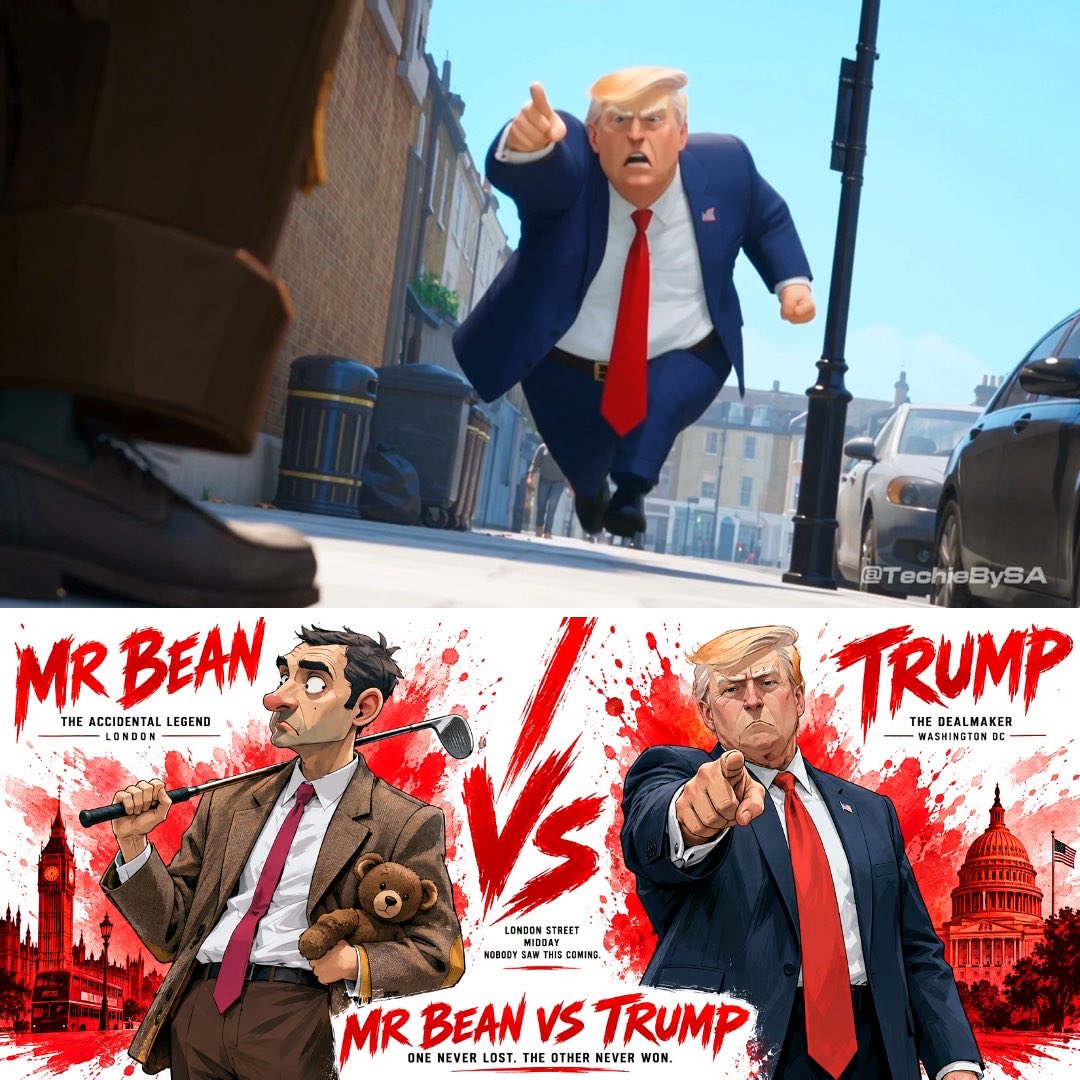 Mr. Bean takes on Donald Trump🧸😂 Seedance 2.5 + GPT Image 2.5 Prompt👇🏻
