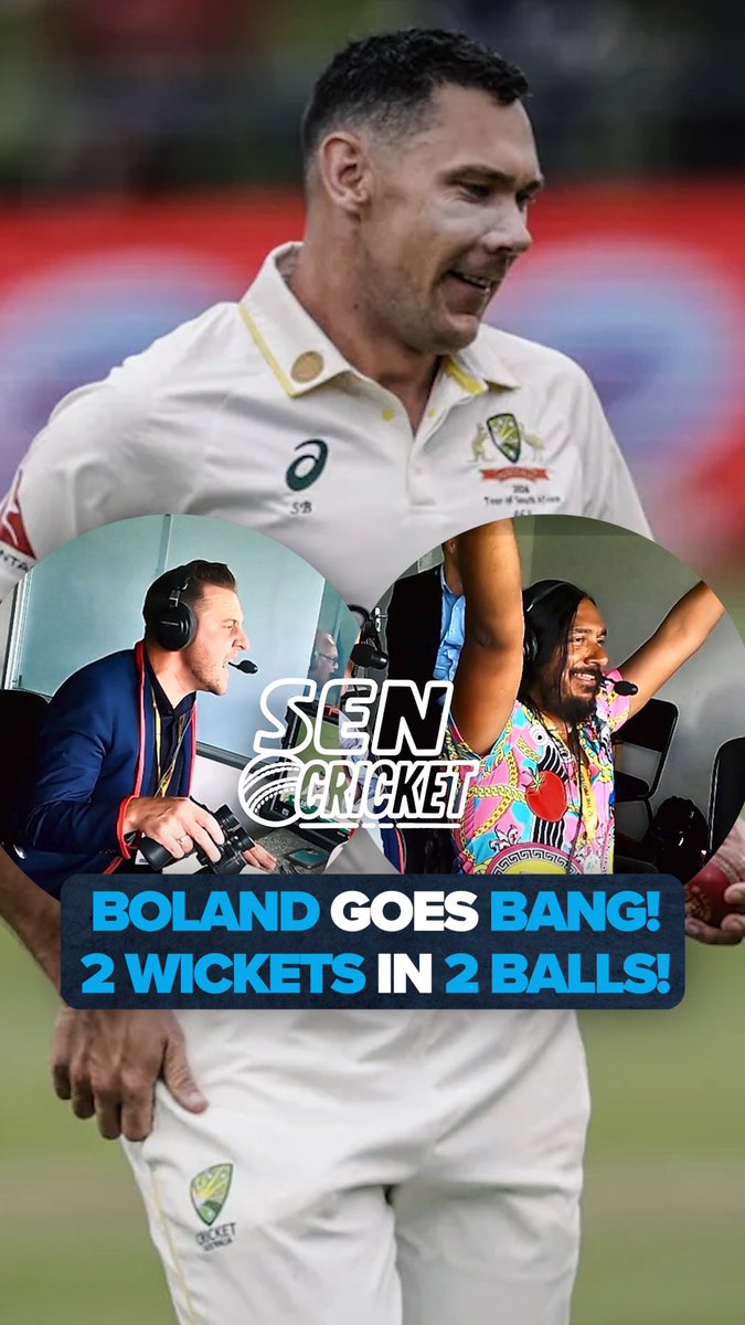 THE SCOTT BOLAND MOVIE IS BACK! 🎬🔥 🗣️ “If he gets one, he gets two, and he’s unstoppable!” - Bharat Sundaresan Scott Boland announces his return to Australia’s Test XI in spectacular fashion 😤 #SAvAUS 🏏 | #HenleyHomes