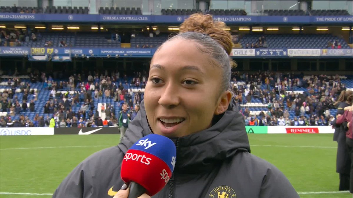 "I'm always enjoying my football!" Lauren James on her performance against Spurs! 🙌