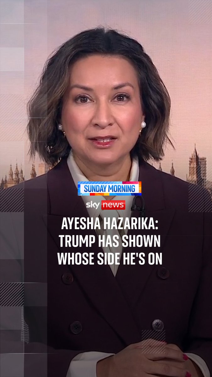 'Could you imagine Churchill doing a deal like this with Hitler?' Sunday Morning presenter @AyeshaHazarika reflects on the diesel deal Donald Trump has made with Vladimir Putin. 📺 Watch today's episode: