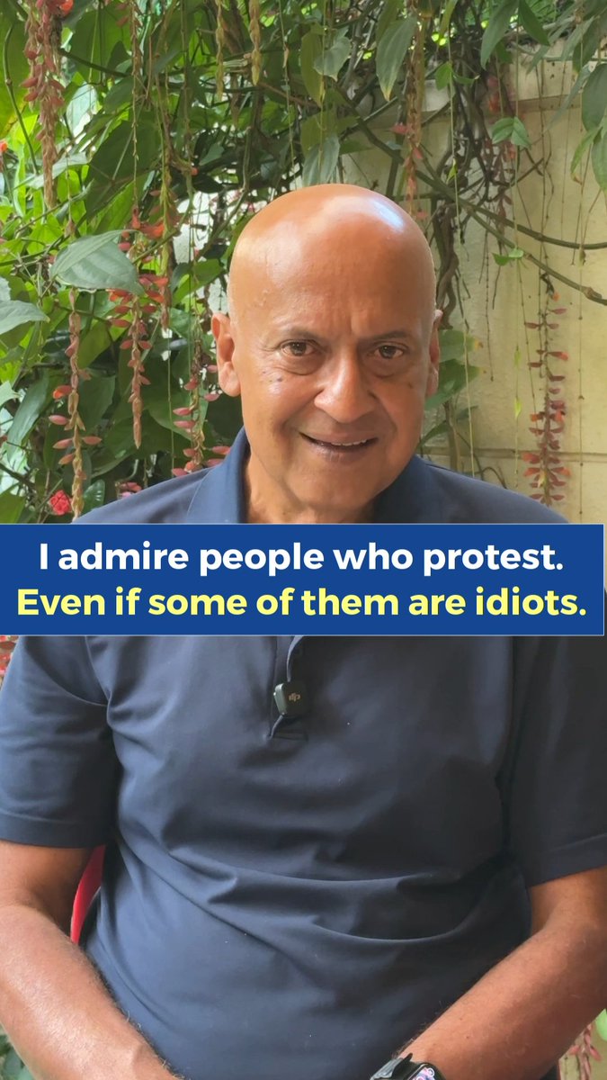 Some protests are genuine. Some are tamashas. You can disagree with the cause, and still admire the courage. Because democracy doesn't need young people to always be right. It needs them to not always be obedient. Here... take video.