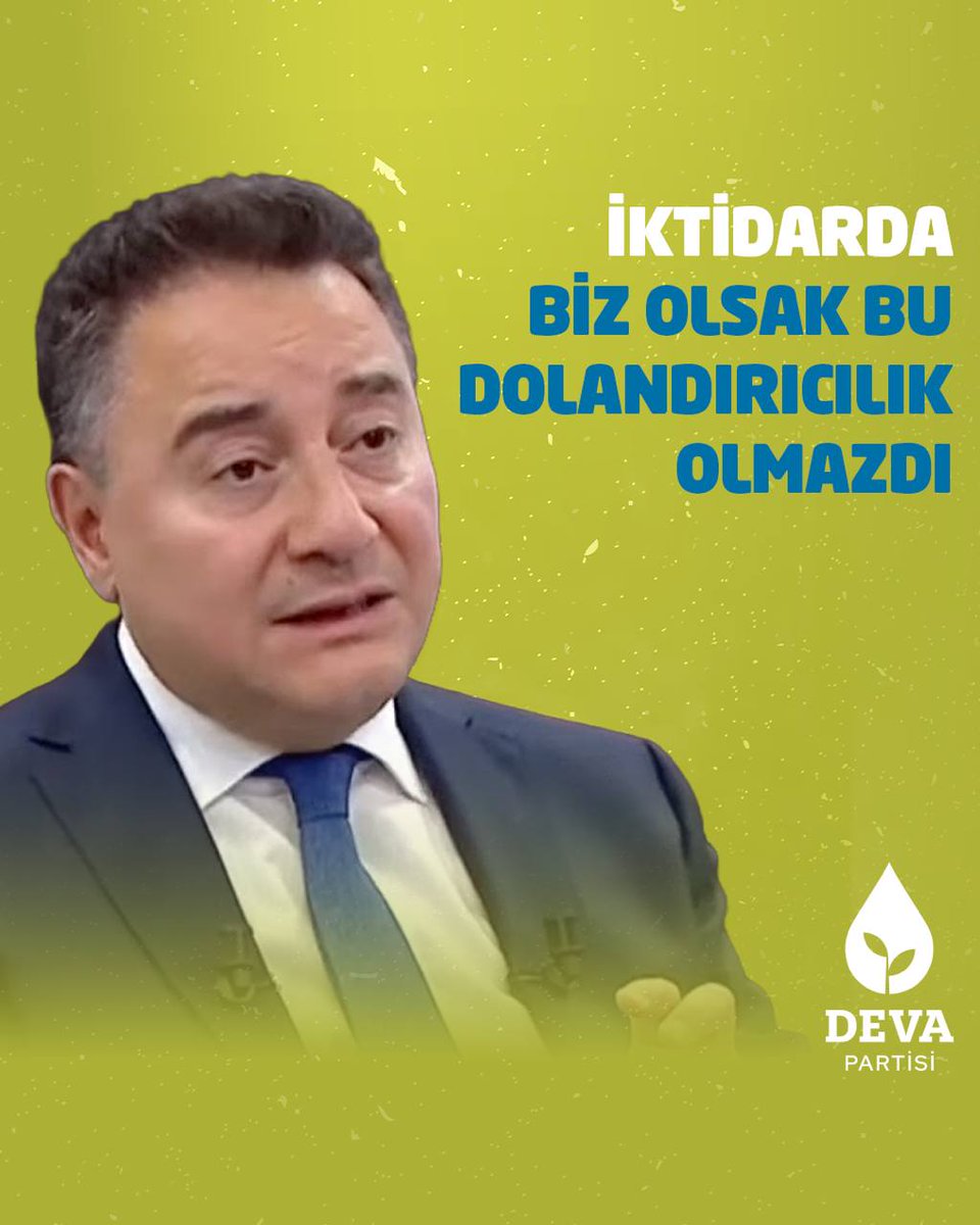 Ali Babacan: “İktidarda biz olsak zaten bu dolandırıcılık olmazdı ki. Duyduğumuz anda, ilk bilgi geldiği anda, bu işi yapanın öyle bir canına okurduk ki diğerleri gözünü açamazdı. İlk yakaladığınıza ‘En ağır suçu işledin, en ağır cezayı çekeceksin’ dediğinizde, ondan sonrakiler cesaret edemezdi ki.”