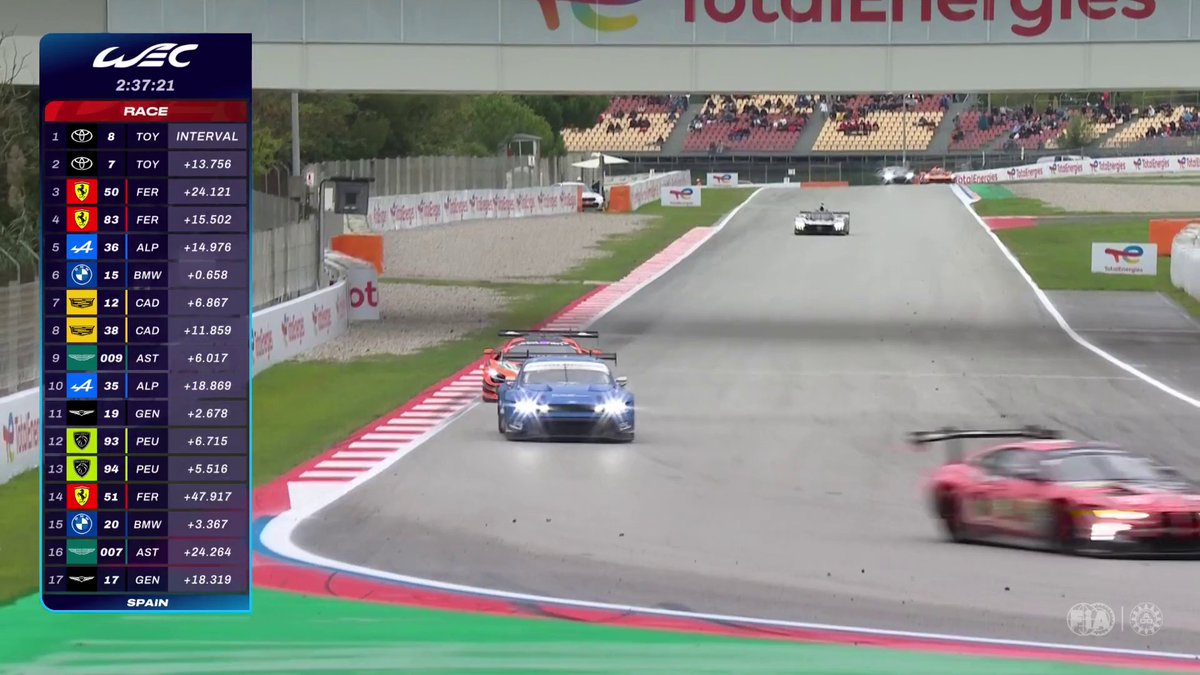 Ford 🆚 McLaren 🔥 Tom Fleming makes the move stick! The #10 McLaren gets past Sebastian Priaulx’s #77 Ford to take P4 in LMGT3! 👀 #WEC #6HBarcelona