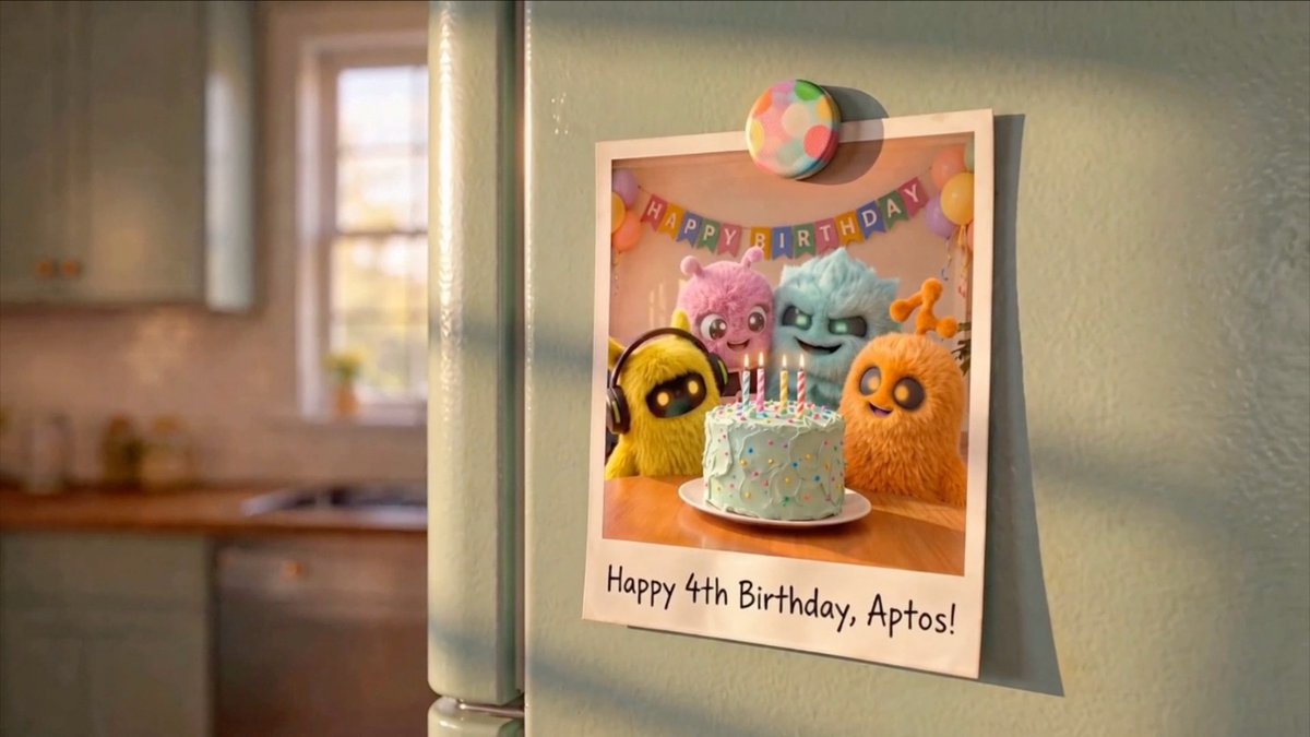 Happy 4th Birthday, Aptos 🎂