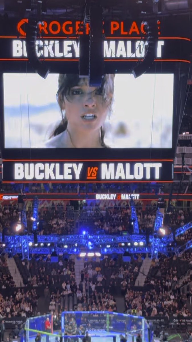So cool seeing my new KnoxHydrate commercial on the Jumbotron at UFC Edmonton wow! KnoxHydrate the best hydration!