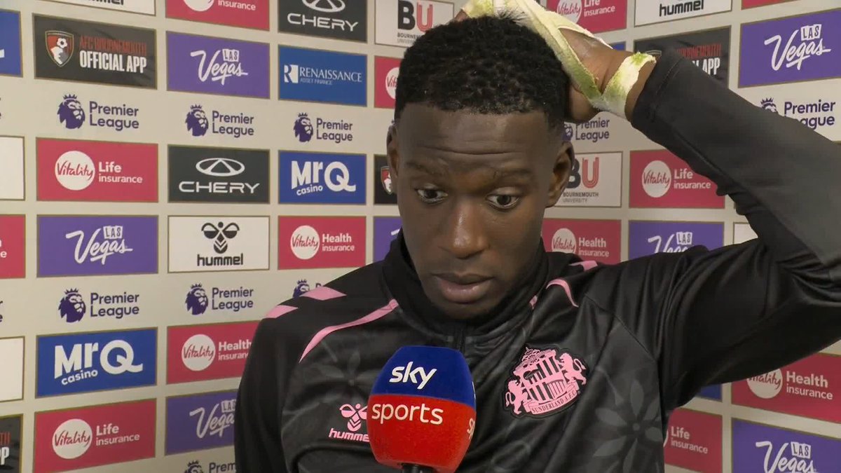 "Maybe we became arrogant." "We struggle everywhere." Nordi Mukiele shares his honest views after Sunderland's defeat to Bournemouth 🗣️