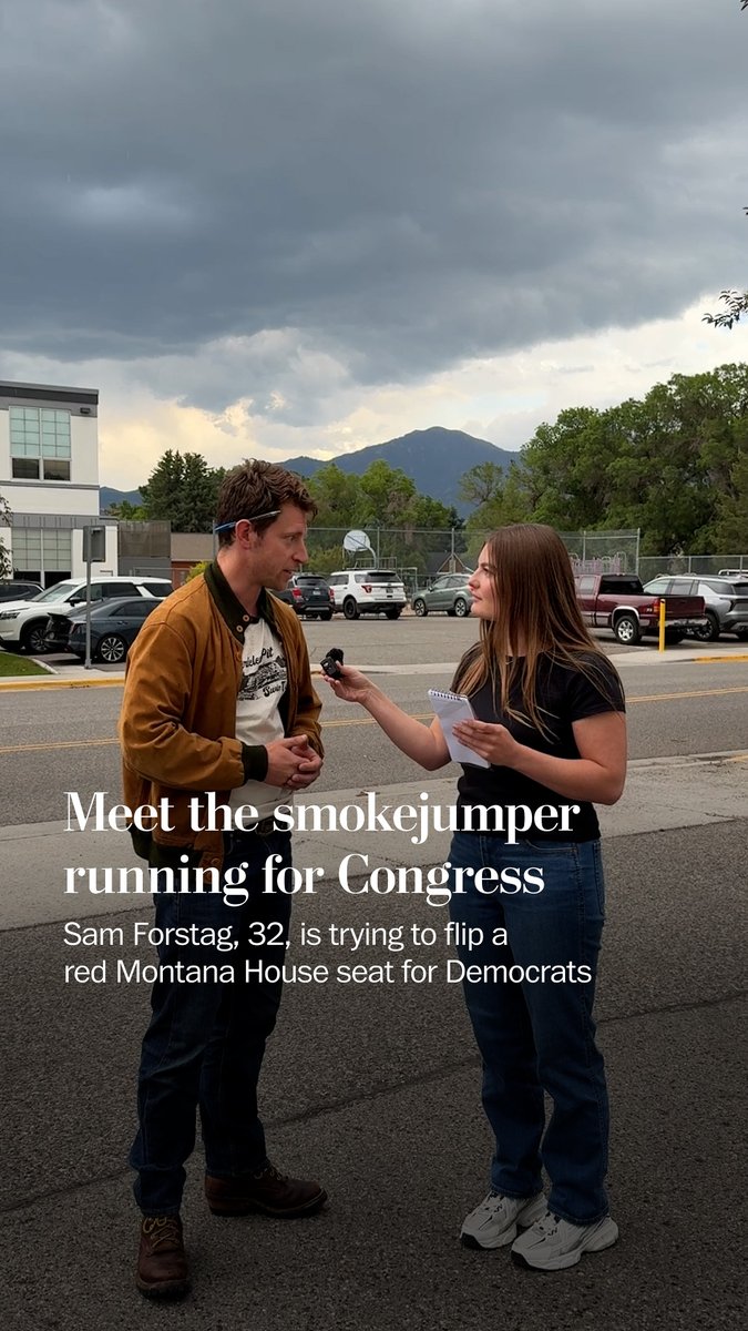 Sam Forstag parachuted out of planes to fight wildfires for a living. Now, he's trying to become the first Democrat elected to the U.S. House from Montana in more than three decades. Forstag is running on a populist platform, attempting to flip an open seat that the Cook Political Report now considers a toss-up. Leading up to the 2026 midterm elections, The Post’s Anna Liss-Roy is grilling candidates in races across the country, pressing Republicans and Democrats to share their takes at high speed.