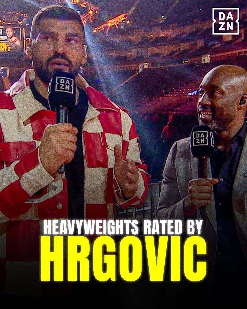 Filip Hrgovic 𝐛𝐫𝐮𝐭𝐚𝐥𝐥𝐲 rated his heavyweight rivals last night 😂💨 #DuboisWardley2 ▪️