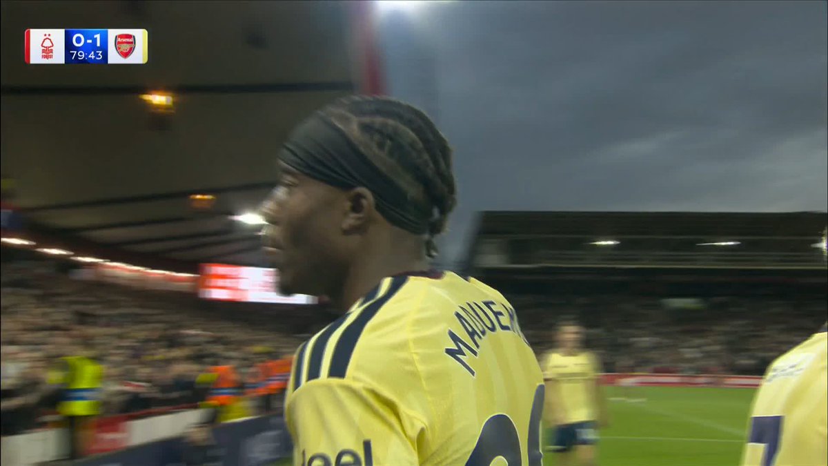 Noni Madueke breaks the deadlock at the City Ground! 🔓