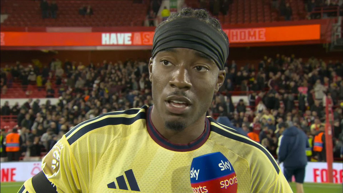 "We showed a champions spirit here tonight" Noni Madueke reacts after scoring the winner against Nottingham Forest 🔴