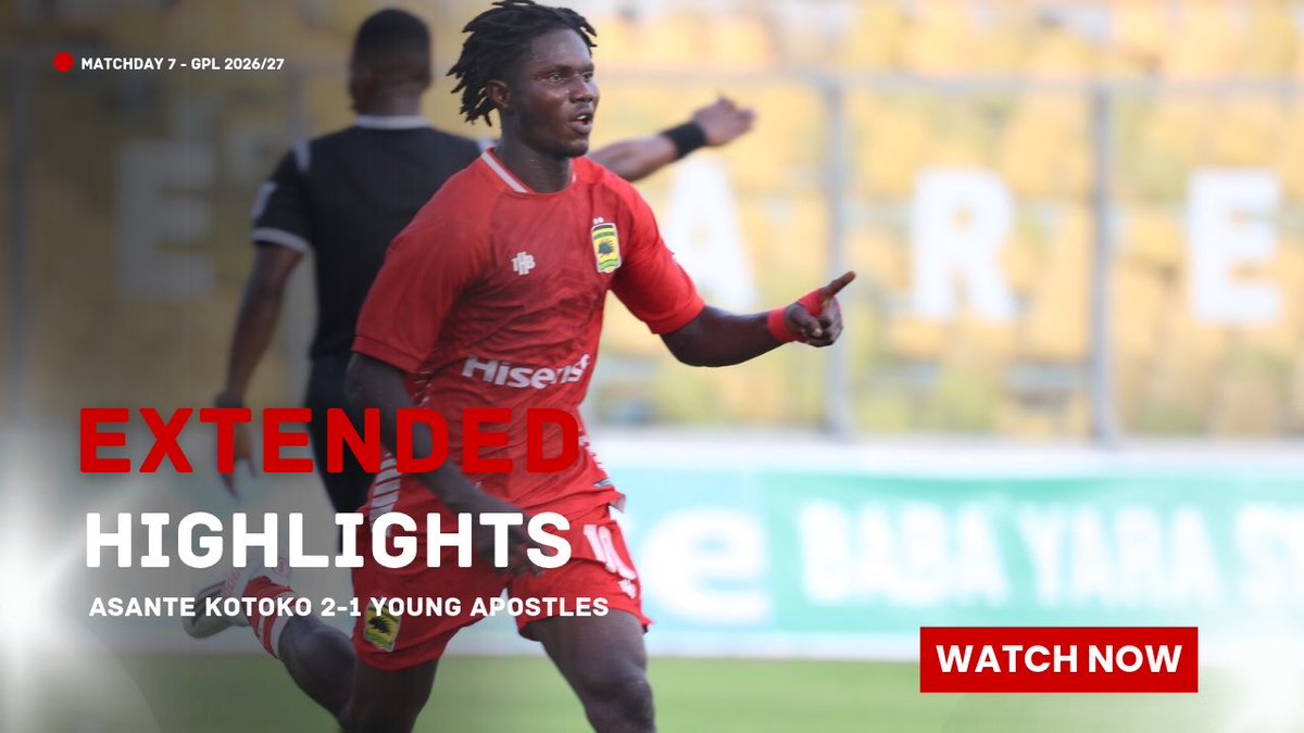 Match Highlights | Asante Kotoko 2-1 Young Apostles | Ghana Premier League #KotokoApostles