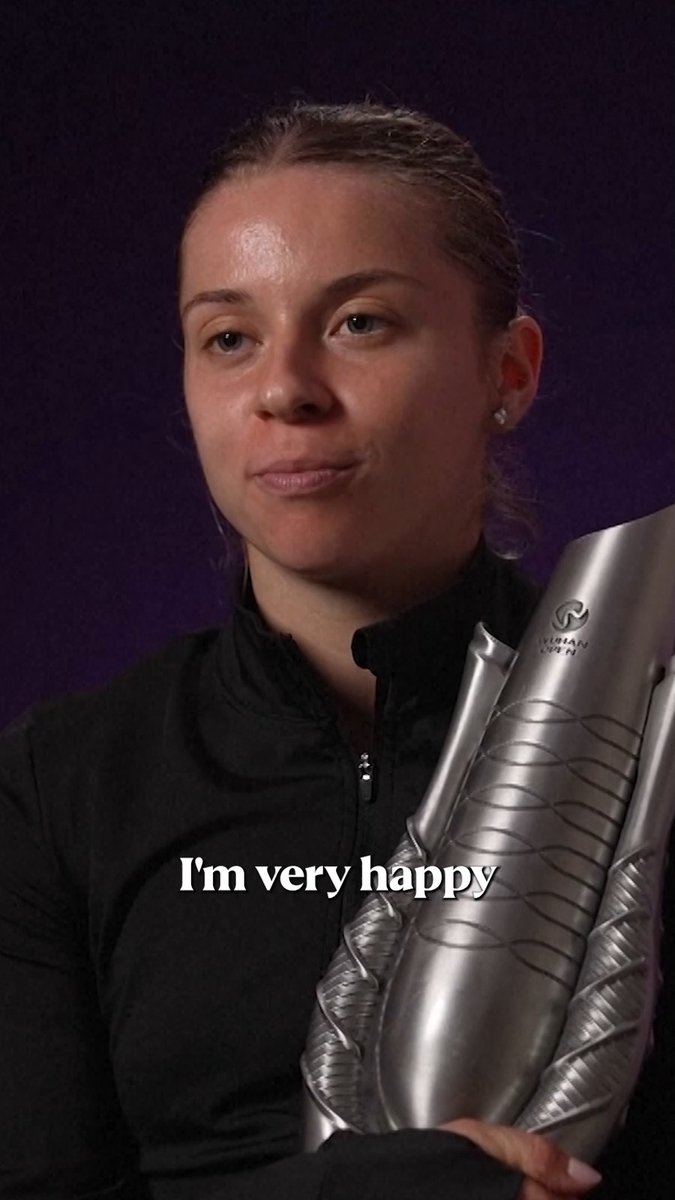 Maja Chwalinska on winning her first WTA 1000 title and reaching the goal she set at the start of 2026, which was to break into the top 100: "I'm very happy about winning today. It's such a great accomplishment for me. 1st WTA title and 1000 title. It means a lot." "My goal at the beginning of the year was top 100. I think I did a great job." "I've been playing tennis for 18 years. Sometimes I think you just need to trust that the right things will come at the right time." 🥹
