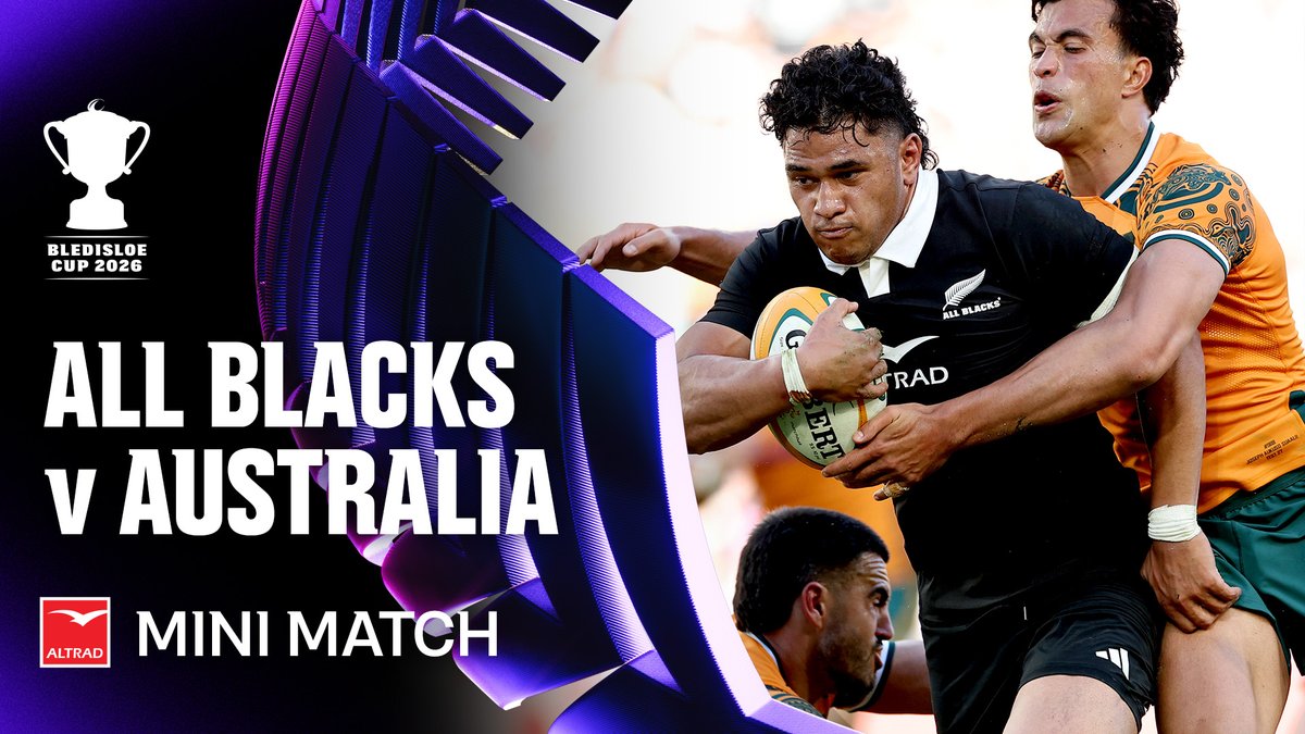 That's a wrap on the 2026 Bledisloe Cup ✔️ Watch back the moments that made Test 02. #Altrad // Mini Match.
