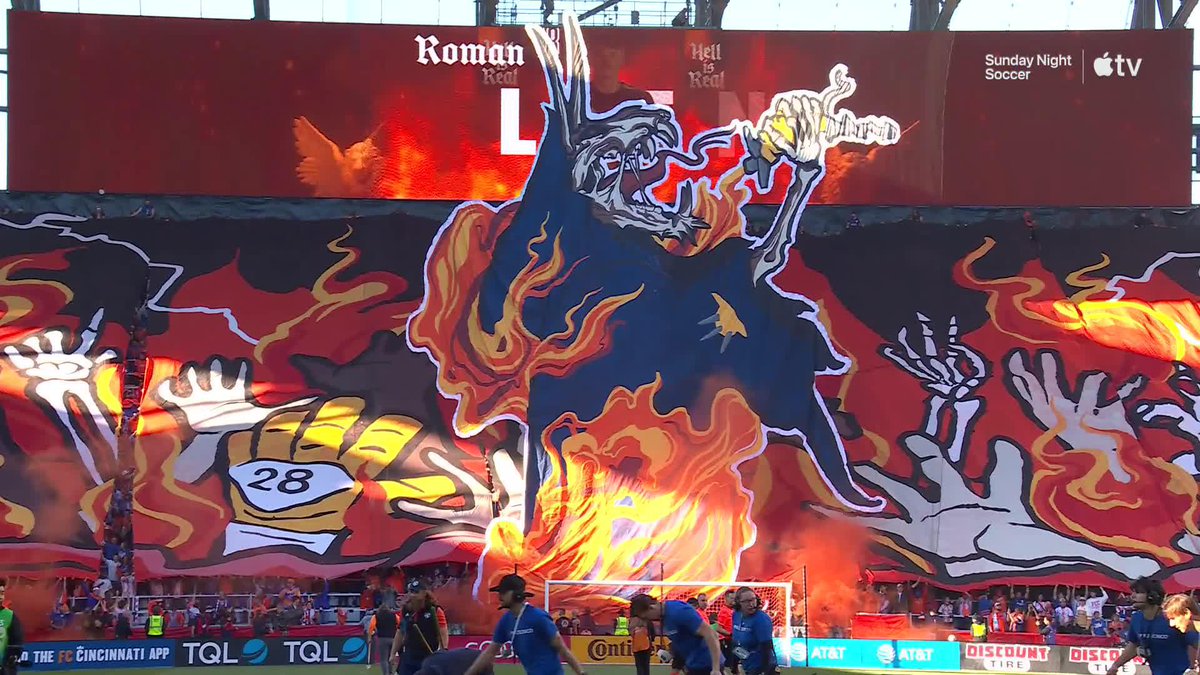 Tifo out. Rivalry on. Hell is Real is here. 🔥 📺 Apple TV: