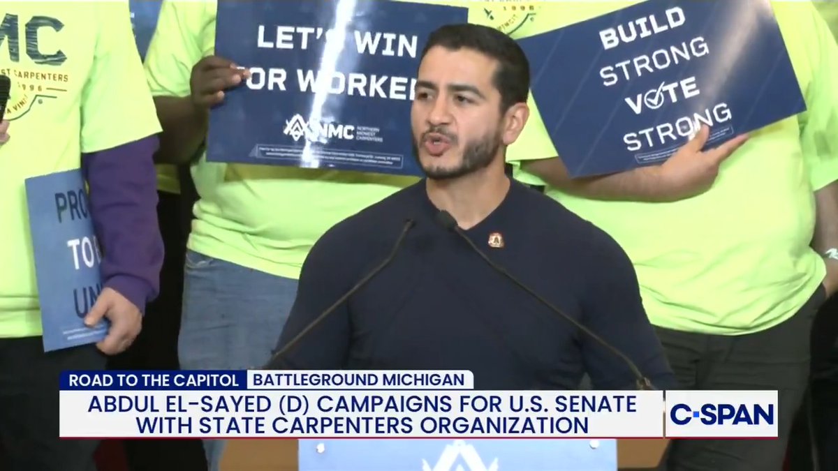 .Dr. Abdul El-Sayed (D-MI): "My name is not the reason you can't afford your gas. My name is not the reason you can't afford your groceries...Their policies are the reason why. Their war in Iran...is the reason why...If you're picking a fight with Canada, you're the asshole."