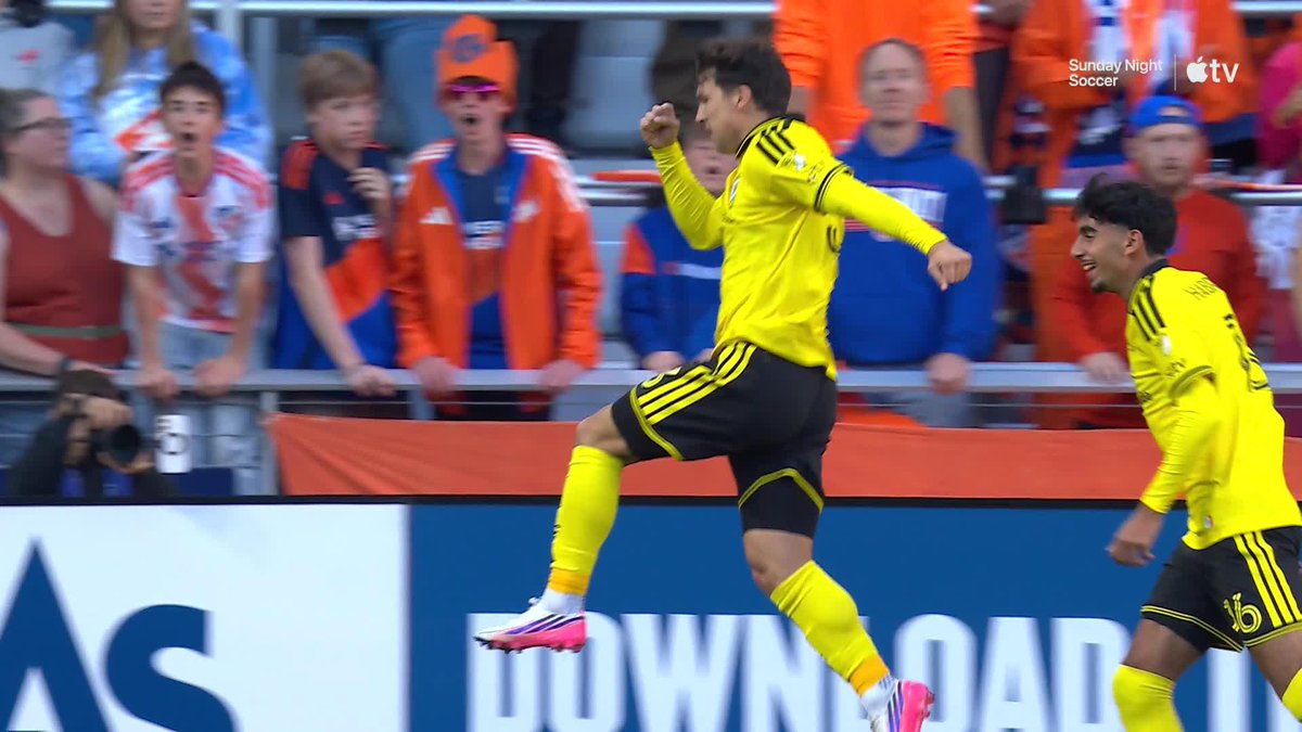 Gonzalo Tapia capitalizes on the corner for Columbus! 😤 📺 Apple TV: