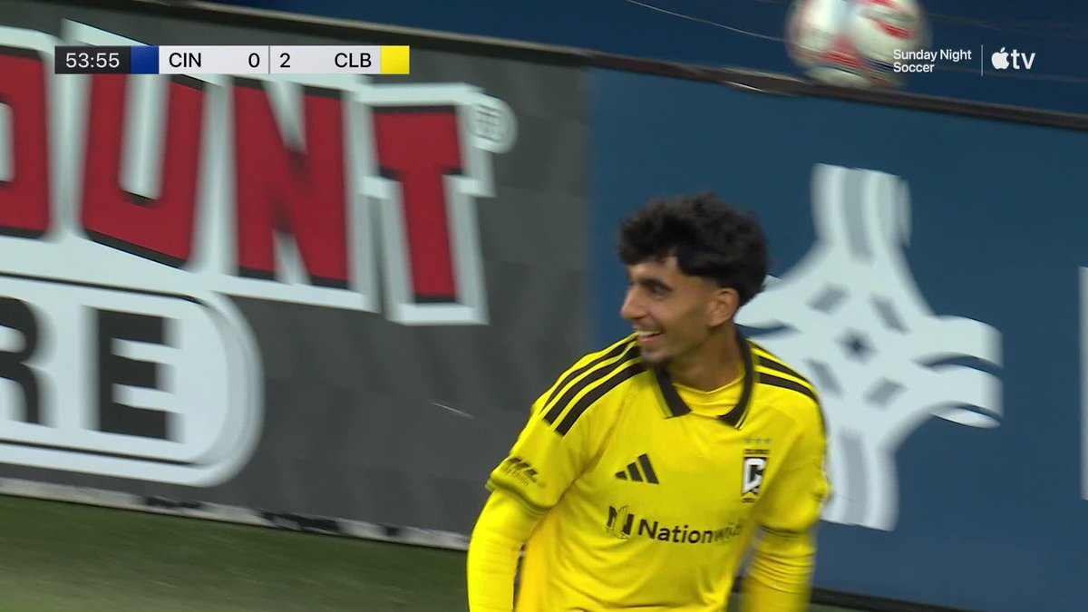 Homegrown Habroune 👊 Columbus doubles its lead at Cincinnati!